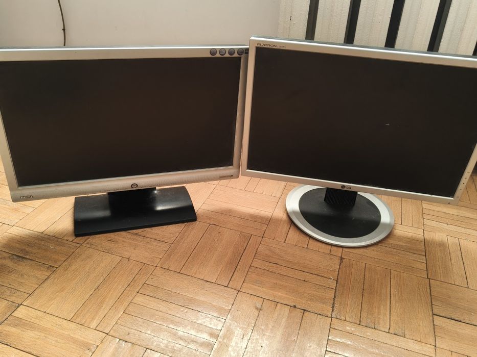 Sprzedam dwa monitory LG i BenQ oba 19 cali