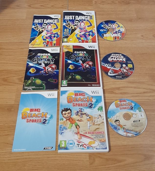 Jogos Wii Nintendo Wii/Wii U (Originais/Completos)