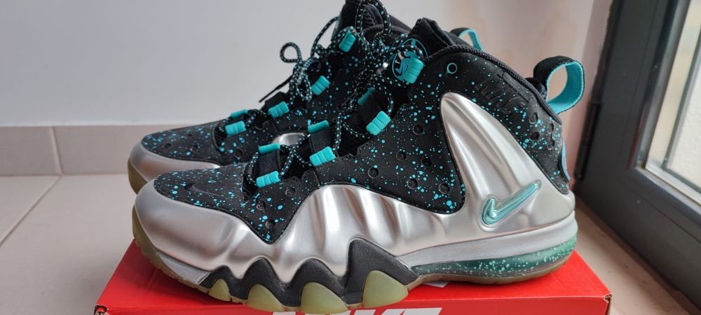 Sapatilhas Nike Barkley Posite Max Metallica Silver/Gamma Blue