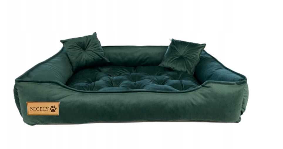 Nowe Duże LEGOWISKO Welurowe Psa Kanapa Posłanie XL (*PROMOCJA*)