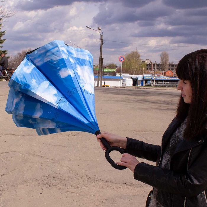 ПАРАСОЛЬКА СМАРТ-МОДЕЛЬ, тростина, UP-BRELLA, зонт, від дощу, стильна нова