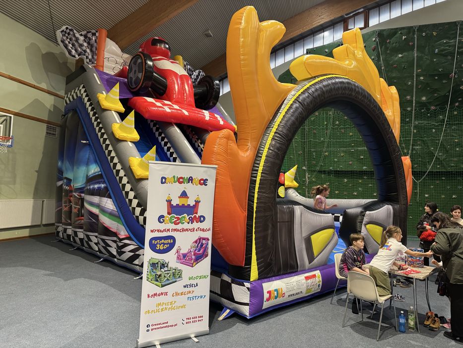 Zjeżdżalnia GIGANT Formuła dmuchana Wynajem Dmuchańce Dmuchaniec