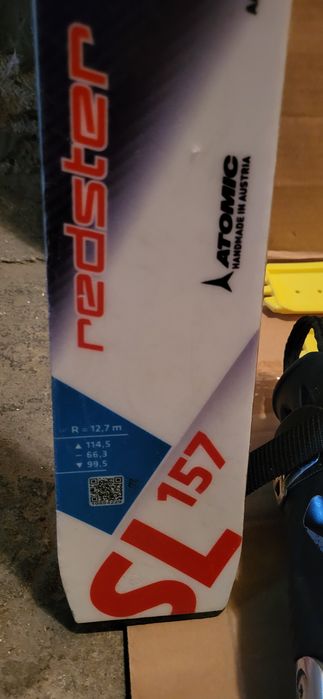 Zestaw zawodnika Atomic Redster narty i buty r.26,5