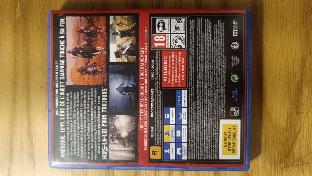 Jogo PS4 red dead redemption II