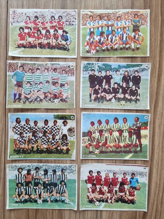 Cromos de equipas de futebol 1977/78
