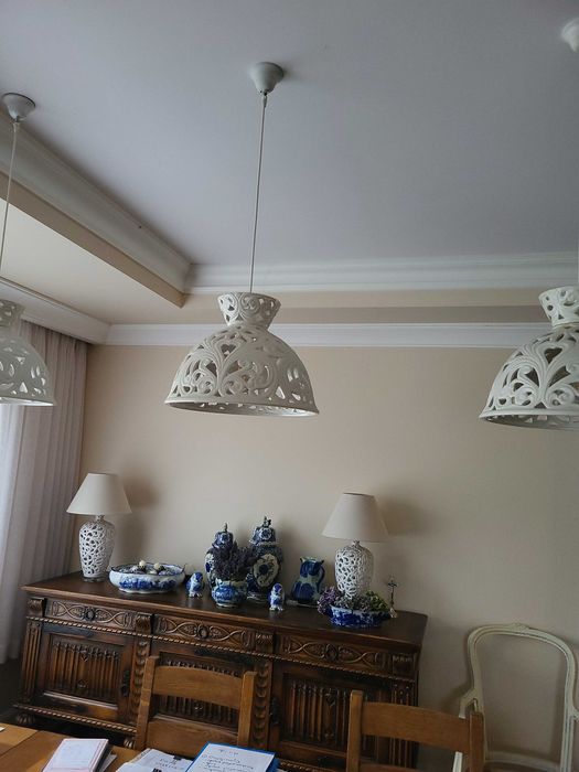 Lampy ceramiczne komplet