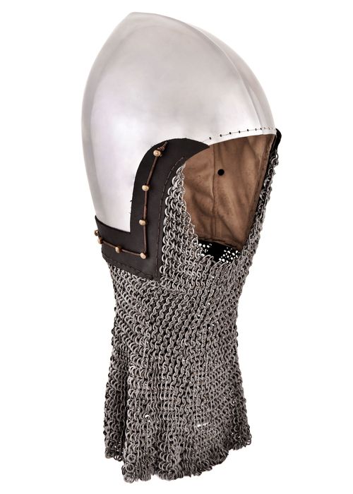 Kask Bascinet  Aventail Z  Wyściółką,   14, Rozmiar Średni - Bm