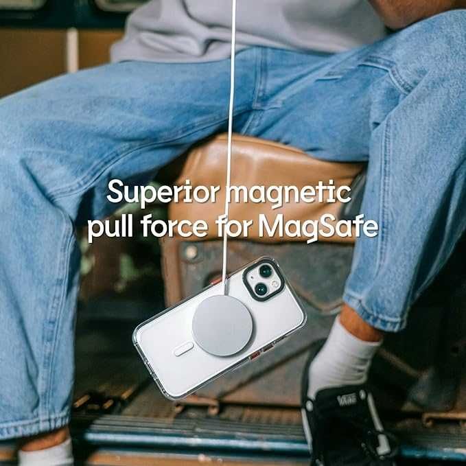Etui kompatybilne z iPhone 15, przezroczyste