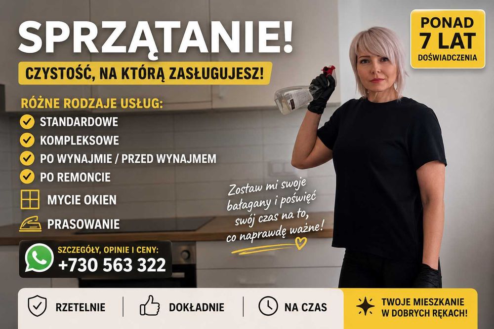 Sprzątanie! Oszczędzaj swój czas .