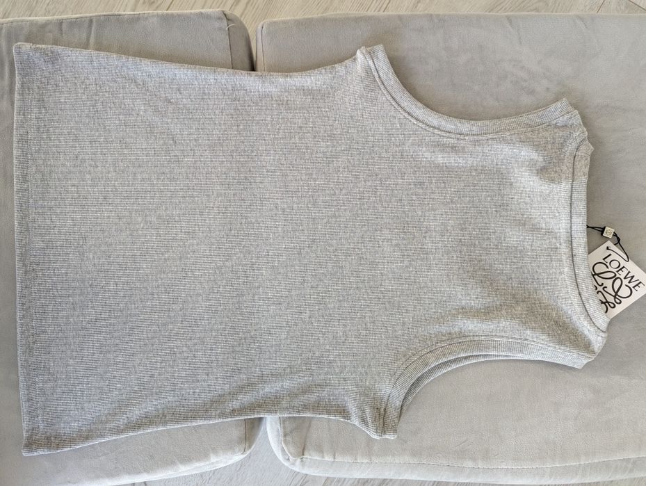 Szara bluzka Loewe L – nowa z metką, oryginał! 100% bawełna