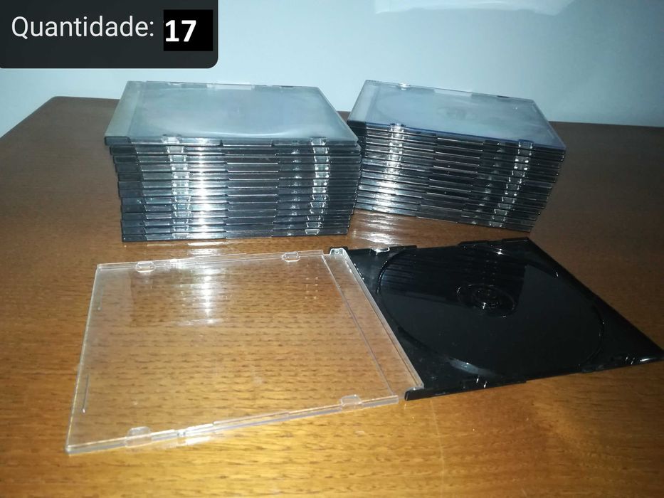 49 Caixas de CD’s – 0,10€ cada