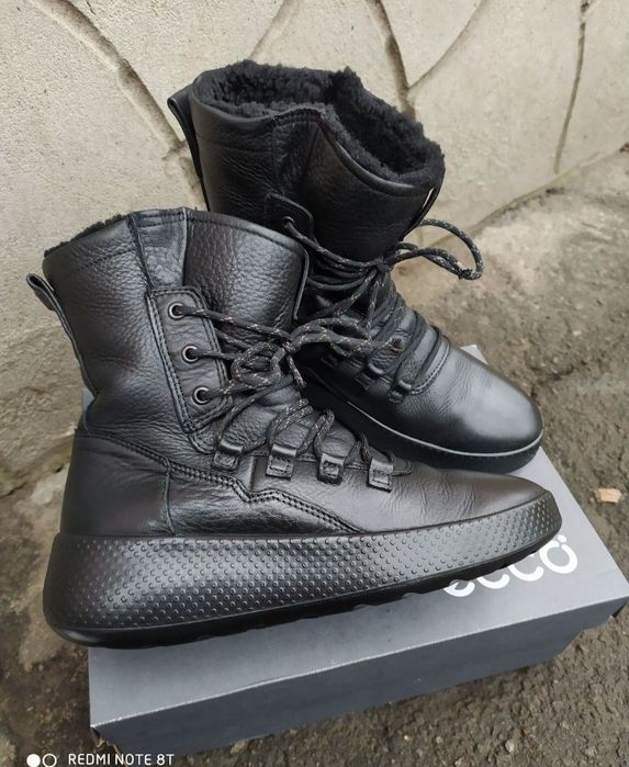 Ecco 38 ботинки жіночі зимові чоботи сапоги черевики зима взуття ессо