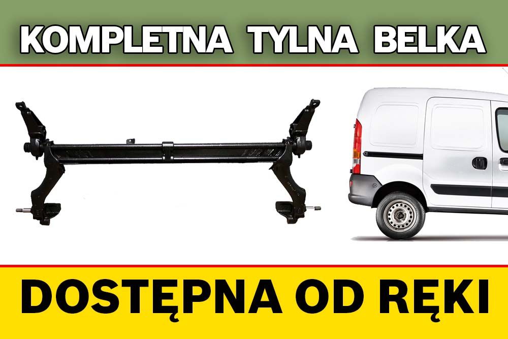 Tylna belka oś Renault Kangoo - 3 lata gwarancji PROMOCJA
