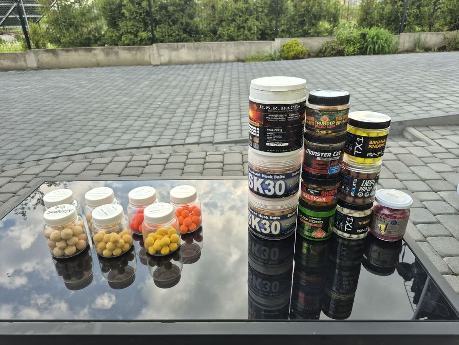 Mix kulek pop-up, przynętowe tandembaits, tx1, shimano