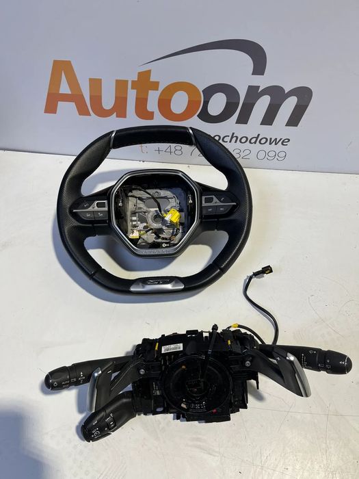 KIEROWNICA PEUGEOT 3008 II GT 98105489ZD MANETKI PRZEŁĄCZNIKI 98312545ZD