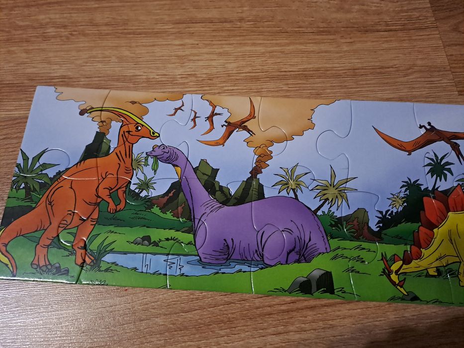 Puzzle Playtive Junior 5+ Colouring Fan Dinosaurs