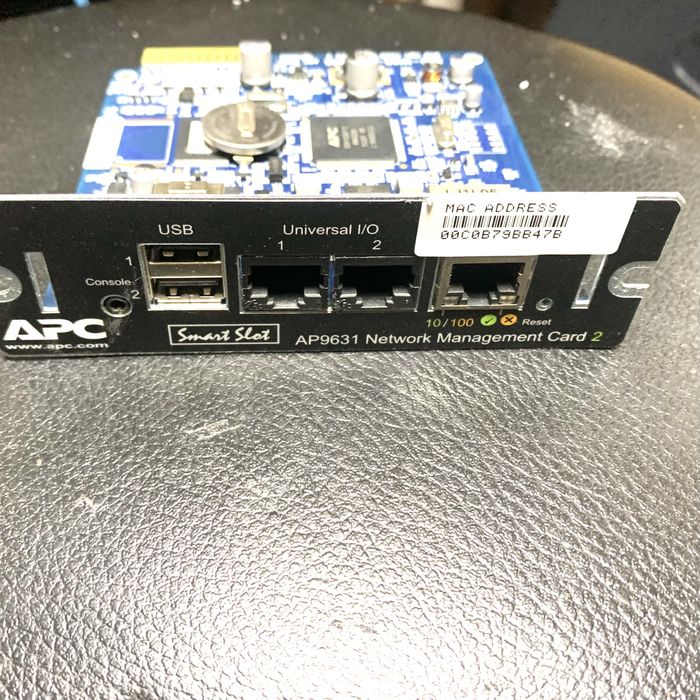 Плата керування і моніторинку для безперебійників APC AP9631