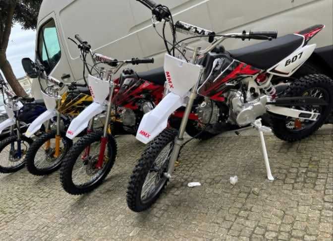 Motos cross pitbike 125 4 tempos a gasolina