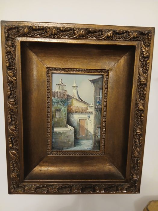 Quadro a óleo antigo