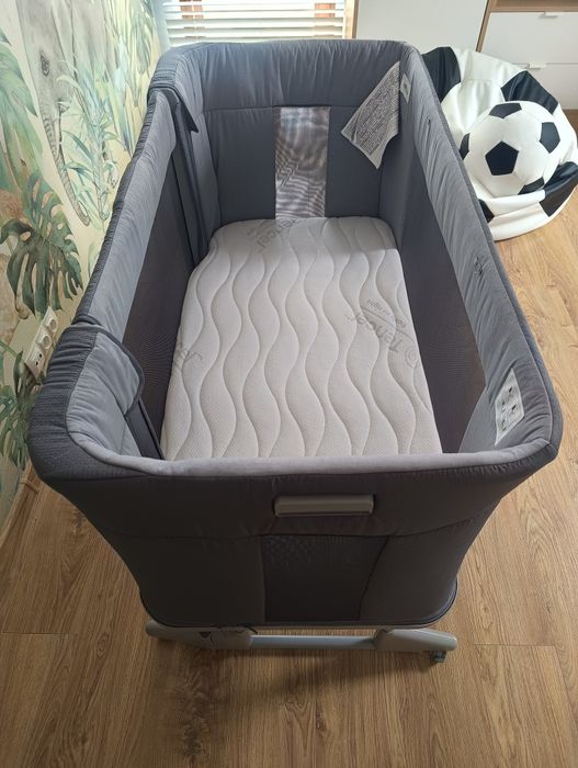 CHICCO NEXT2ME FOREVER moon grey -  łóżeczko dostawne3w1 0-22kg