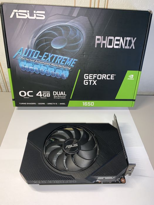 Відеокарта Asus PCI-Ex GeRorce GTX 1650 Phoenix OC 4GB GDDR6