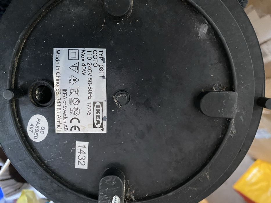 Candeeiros de tecto ou parede ikea