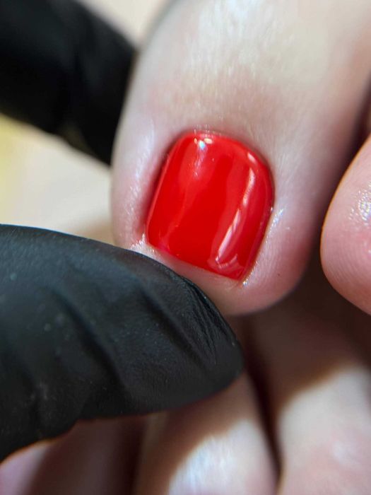 Unhas simples/ gelinho/ alongadas/ pé/ decoradas