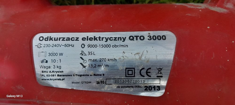 Dmuchawa,odkurzacz elektryczny