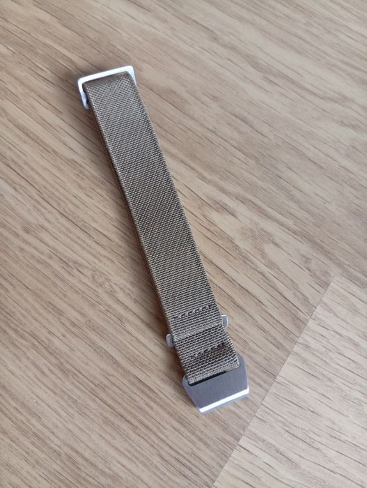Bracelete estilo Marine Nationale militar Beje/Tan 20mm