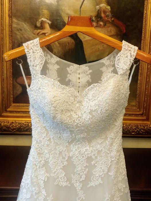 PRONOVIAS Barcelona suknia ślubna na wzrost 165 + obcas 8cm