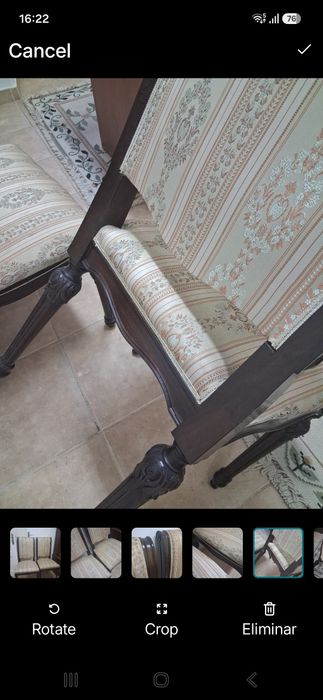 Conjunto 2 cadeiras sala