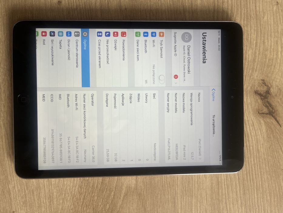 iPad mini 2 32gb szary