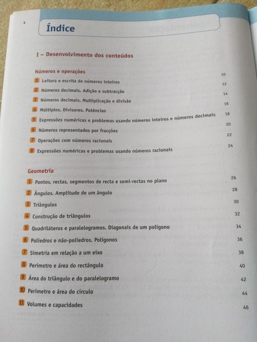 Livro exercício Matemática 6o ano Porto Editora