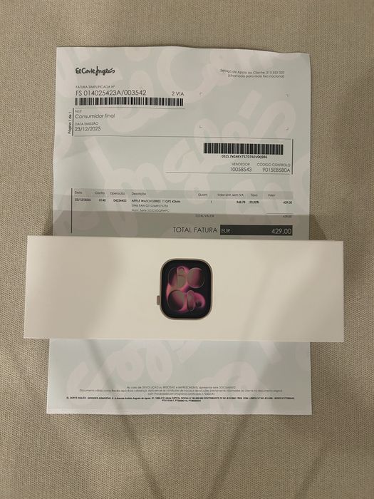 Apple watch novo com garantia