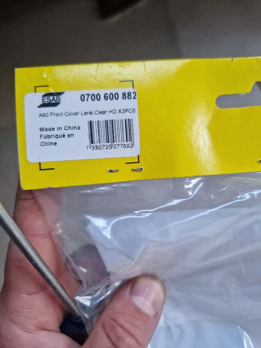 Szyby ochronne do przylbicy esab a 60