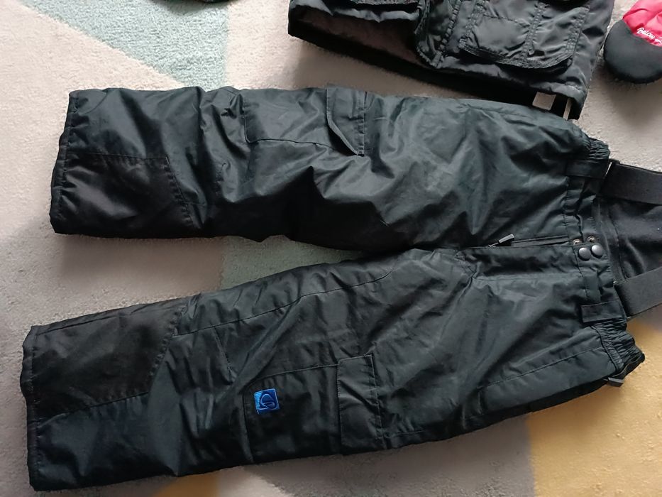 Kombinezon zimowy zestaw kurtka spodnie czapka rękawice kaxs Zara