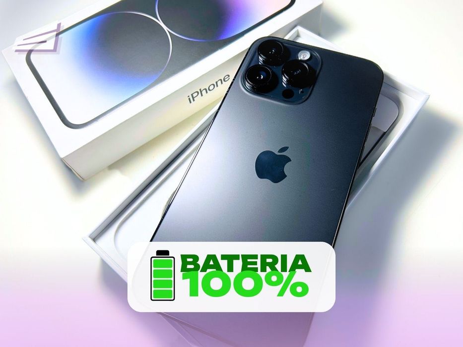 iPhone 14 Pro Max Black | Paragon | BEZPIECZNY ZAKUP W STARKS | NOWA BATERIA 100% | Wszystko w cenie ZERO DOPŁAT