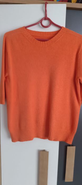 Sweterek pomarańczowy S