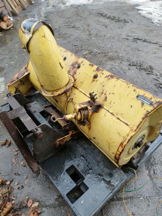 Pług wirnikowy, odśnieżarka John Deere