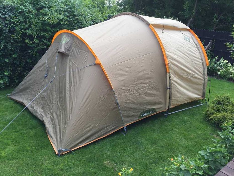 QUECHUA T4.1 Namiot Turystyczny DUŻY Rodzinny 4 osobowy