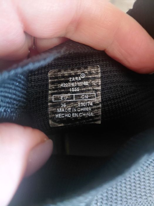 Кроссовки,  хайтопы Zara