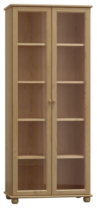 Drewniana Witryna sosnowa C106 90 cm SOSNA