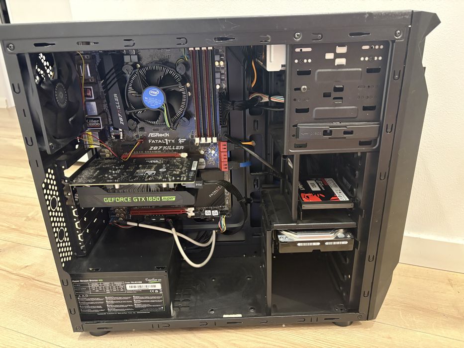 Komputer gamingowy i5 / 16GB / GTX 1650 Super/ SSD+HDD / CS2, Fortnite