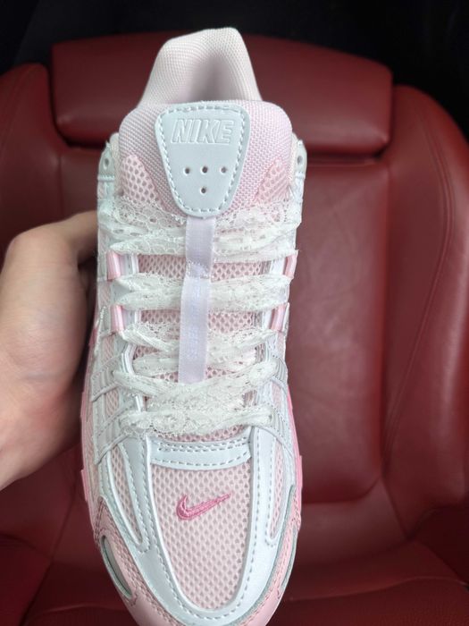 (ОПЛАТА ПІСЛЯ ОГЛЯДУ)Nike P-6000 Custom Pink White Найк П-6000 Кастом Рожево-білі