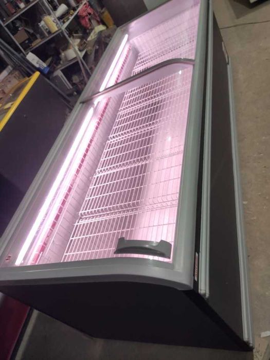 Морозильні ларі камери AHT Miami 250 Подвійний LED Сірий. 2015-19р!