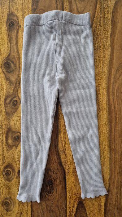 Legginsy wiskozowe prążkowane Zara 104