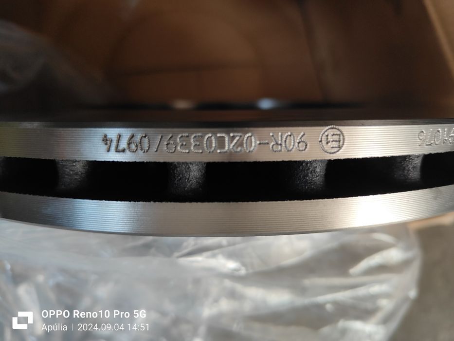 4 discos de travão ventilados F.Ducato 2010