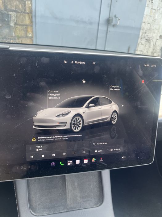 Tesla Model 3 2022 LFP 62 кВт Біла, Райзен + Тепловий насос, свіжий пригін США