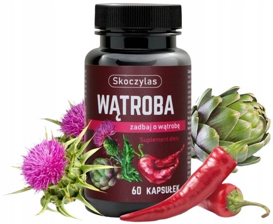 skoczylas wątroba ostropest plamisty karczoch trawienie 60 kapsułek