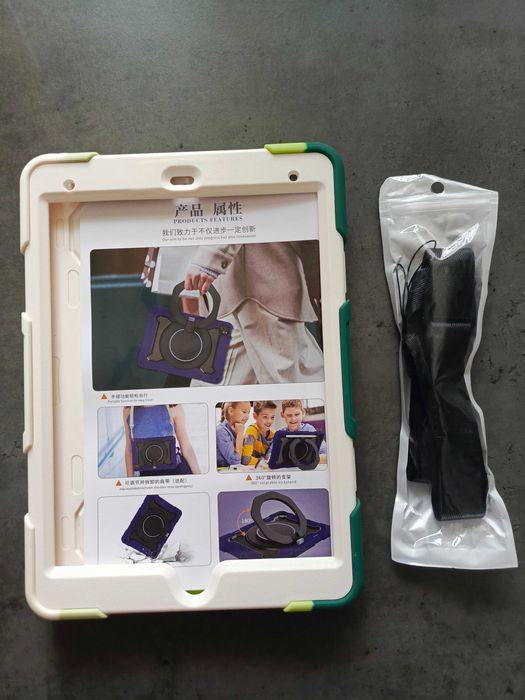 Etui pancerne do iPad 10,2 ( 2019/2020) Zielono Białe